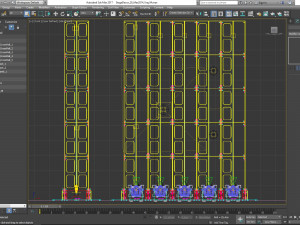 Stage Decor 28 - Modular Wall Column 3D Model