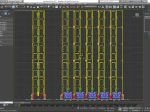 Stage Decor 28 - Modular Wall Column 3D Model