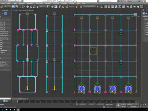 Stage Decor 29 - Coluna Modular de Parede Modelo 3D