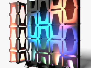 Stage Decor 30 - Modular Wall Column 3D Model