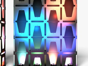 Stage Decor 30 - Modular Wall Column 3D Model