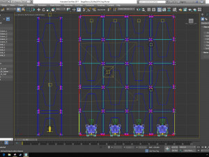 Stage Decor 30 - Modular Wall Column Modello 3D