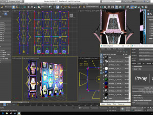 Stage Decor 31 - Modular Wall Column Model 3D