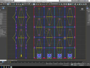 Stage Decor 31 - Modular Wall Column 3D Model
