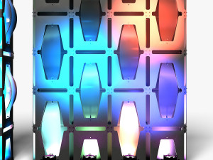 Stage Decor 32 - Modular Wall Column 3D मॉडल