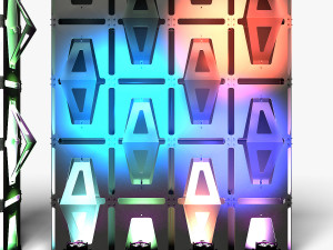 Stage Decor 33 - Modular Wall Column 3D-Modell