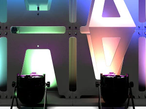 Stage Decor 33 - Modular Wall Column 3D Model