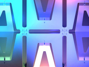 Stage Decor 33 - Modular Wall Column 3D Model