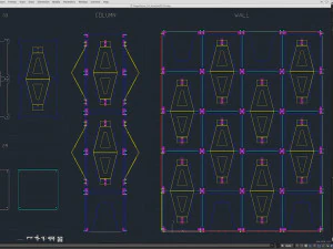 Stage Decor 33 - Modular Wall Column 3D Model