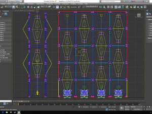 Stage Decor 33 - Modular Wall Column 3D Model