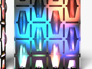 Stage Decor 36 - Modular Wall Column 3D मॉडल