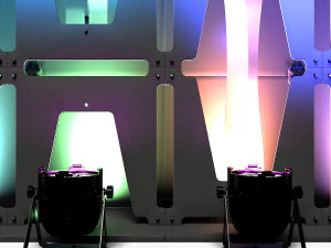 Stage Decor 36 - Modular Wall Column 3D Model