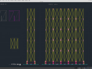 Stage Decor Collection 03 - Modular Wall Column 9 PCS 3D 模型