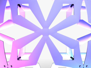 Stage Decor Collection 00 - Modular Wall Column 36 PCS 3D Model