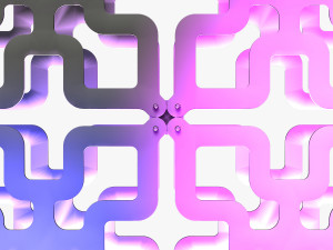 Stage Decor Collection 00 - Modular Wall Column 36 PCS 3D Model