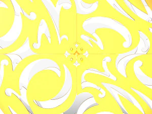 Stage Decor Collection 00 - Modular Wall Column 36 PCS 3D Model