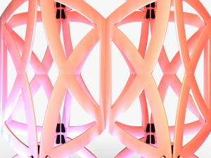 Stage Decor Collection 00 - Modular Wall Column 36 PCS 3D Model
