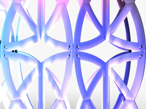 Stage Decor Collection 00 - Modular Wall Column 36 PCS 3D Model