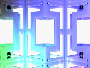 Stage Decor Collection 00 - Modular Wall Column 36 PCS 3D Model