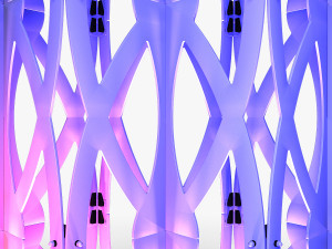 Stage Decor Collection 00 - Modular Wall Column 36 PCS 3D Model