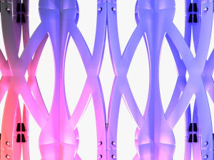 Stage Decor Collection 00 - Modular Wall Column 36 PCS 3D Model