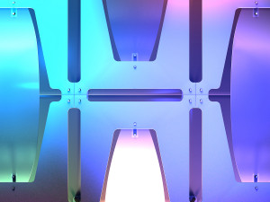 Stage Decor Collection 00 - Modular Wall Column 36 PCS 3D Model