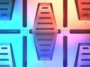 Stage Decor Collection 00 - Modular Wall Column 36 PCS 3D Model