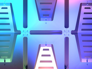 Stage Decor Collection 00 - Modular Wall Column 36 PCS 3D Model