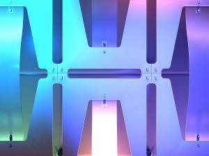 Stage Decor Collection 00 - Modular Wall Column 36 PCS 3D Model