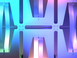 Stage Decor Collection 00 - Modular Wall Column 36 PCS 3D Model