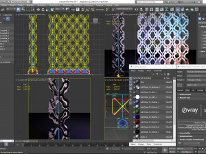 Stage Decor Collection 00 - Modular Wall Column 36 PCS 3D Model