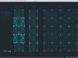 Stage Decor Collection 00 - Modular Wall Column 36 PCS 3D Model