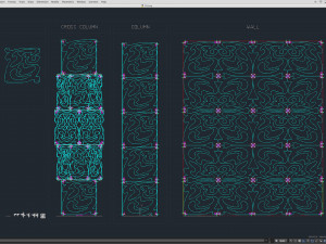 Stage Decor Collection 00 - Modular Wall Column 36 PCS 3D Model