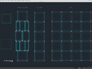 Stage Decor Collection 00 - Modular Wall Column 36 PCS 3D Model
