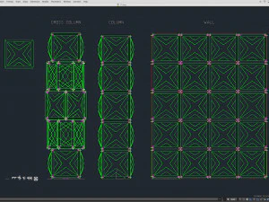 Stage Decor Collection 00 - Modular Wall Column 36 PCS 3D Model