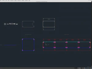 Stage Decor Collection 00 - Modular Wall Column 36 PCS 3D Model