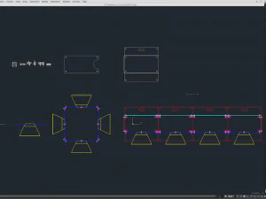 Stage Decor Collection 00 - Modular Wall Column 36 PCS 3D Model