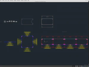 Stage Decor Collection 00 - Modular Wall Column 36 PCS 3D Model