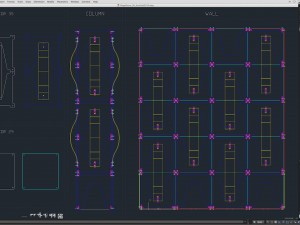 Stage Decor Collection 00 - Modular Wall Column 36 PCS 3D Model
