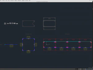 Stage Decor Collection 00 - Modular Wall Column 36 PCS 3D Model