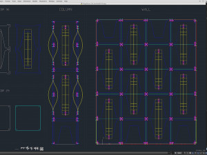 Stage Decor Collection 00 - Modular Wall Column 36 PCS 3D Model