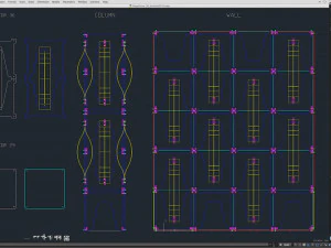 Stage Decor Collection 00 - Modular Wall Column 36 PCS 3D Model