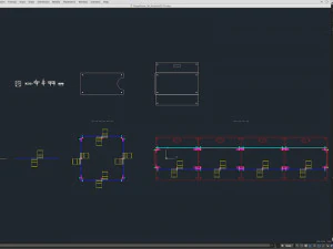 Stage Decor Collection 00 - Modular Wall Column 36 PCS 3D Model
