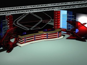 news studio 006 3D 模型