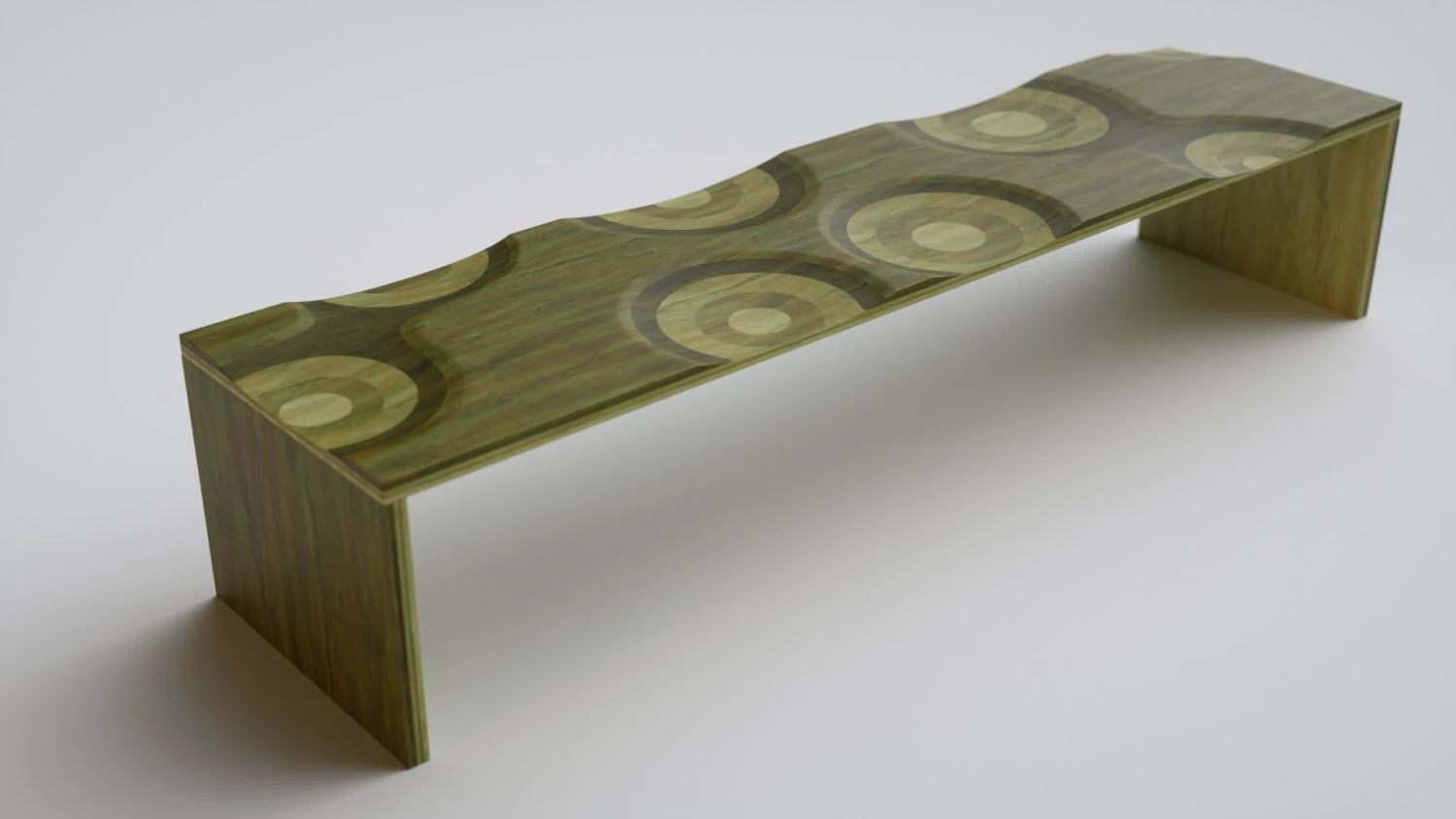 ripples bench designed by toyo ito 3D Model .c4d .max .obj .3ds .fbx .stl .blend 