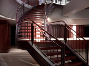 stairs of alexader helth club 3D-Modell
