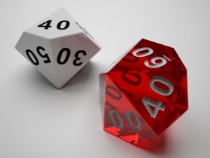 role playing dice  complete set  3d print ready 3D मॉडल