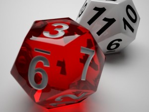 role playing dice  complete set  3d print ready 3D मॉडल
