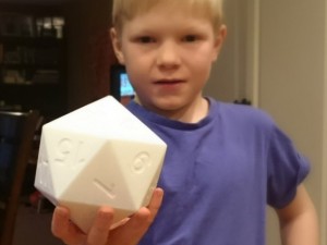 role playing dice  complete set  3d print ready 3D मॉडल