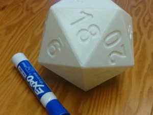 role playing dice  complete set  3d print ready 3D Model